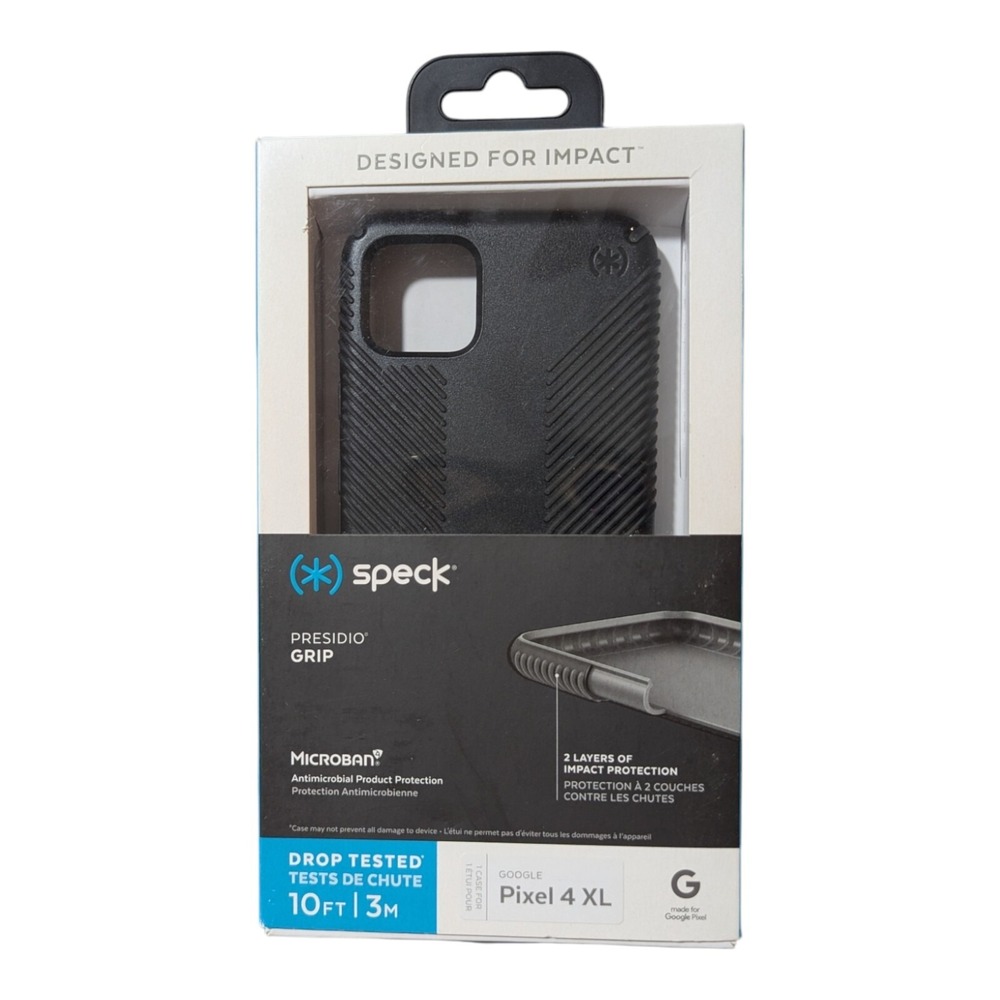 H6. Speck Presidio Grip Hard Case for Google Pixel 4 XL - Black